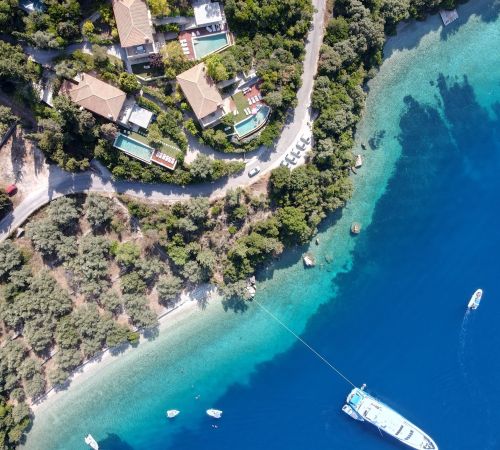Take over 3 villas in Meganisi Greece